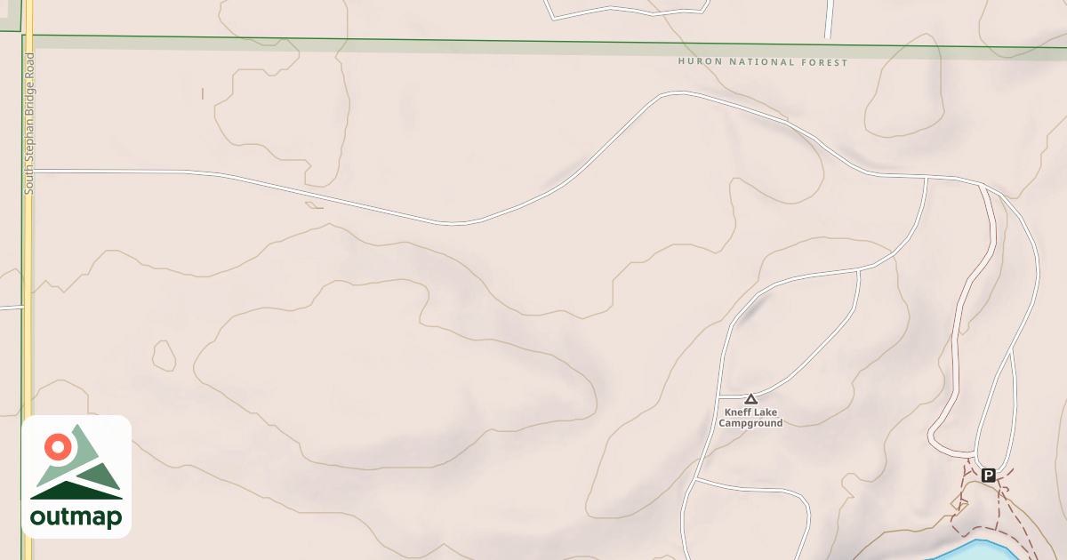 Map of KNEFF LAKE CAMPGROUND