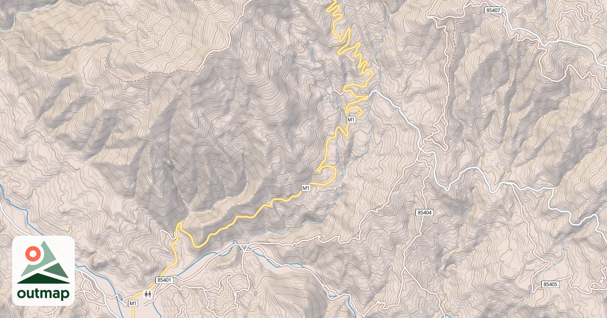 Map of SLED RIDGE