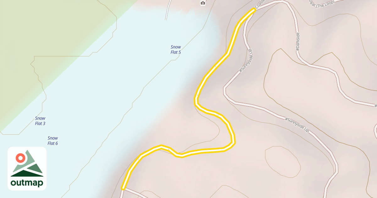 Map of #Roller Coaster (The Loop)