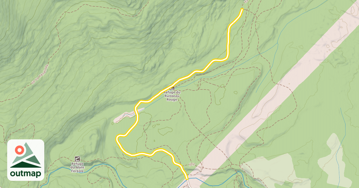 Map of 32 Le Ruisseau Rouge/33La Harvey