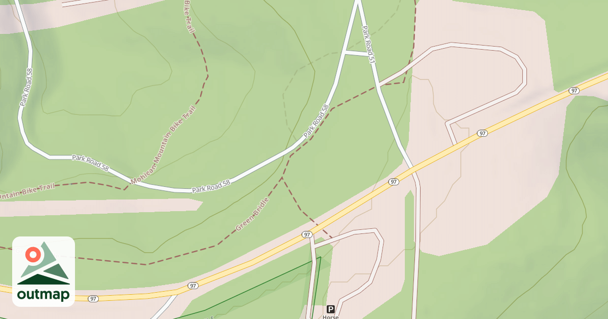 Map of Snowmobile Trail