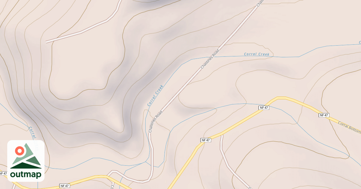 Map of CHASTINES