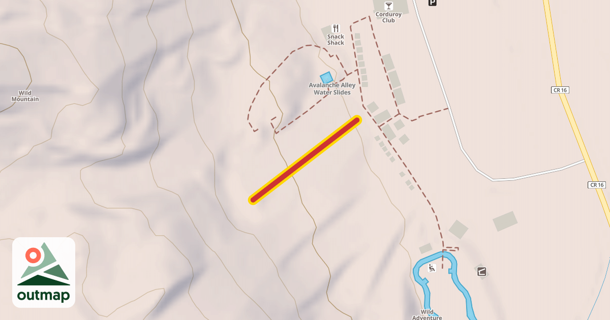 Map of South Tow Rope in Chisago