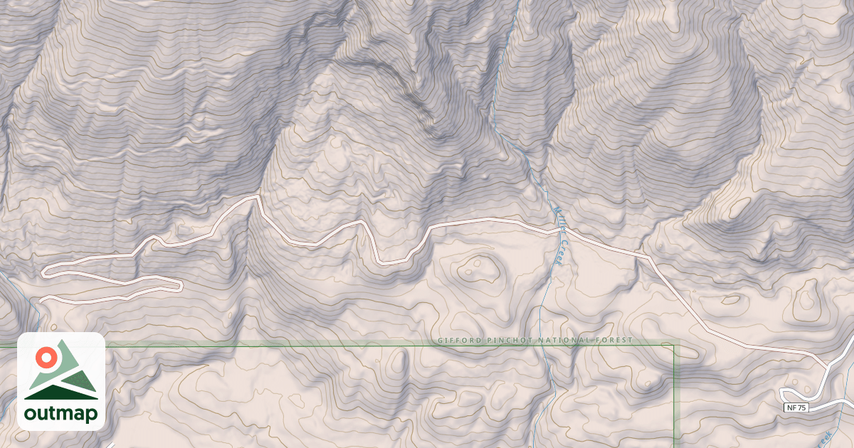 Map of OLIVER CRK