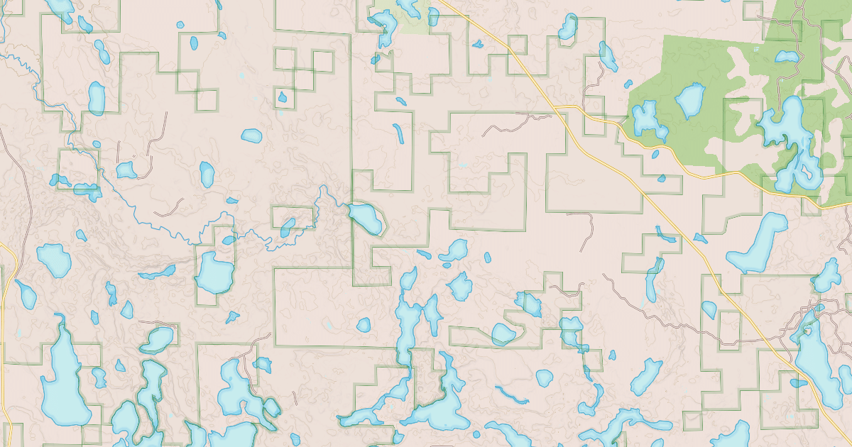 Map preview of CAMERON LAKE SNOWMOBILE TRAIL