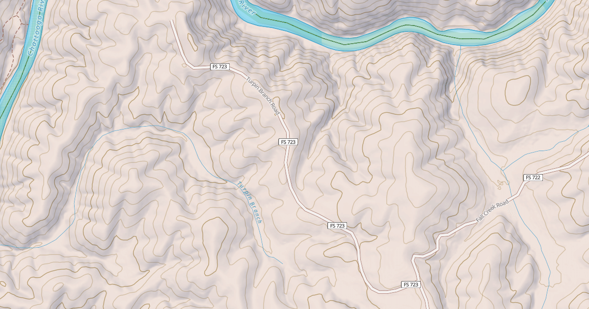 Map preview of TURPIN BRANCH
