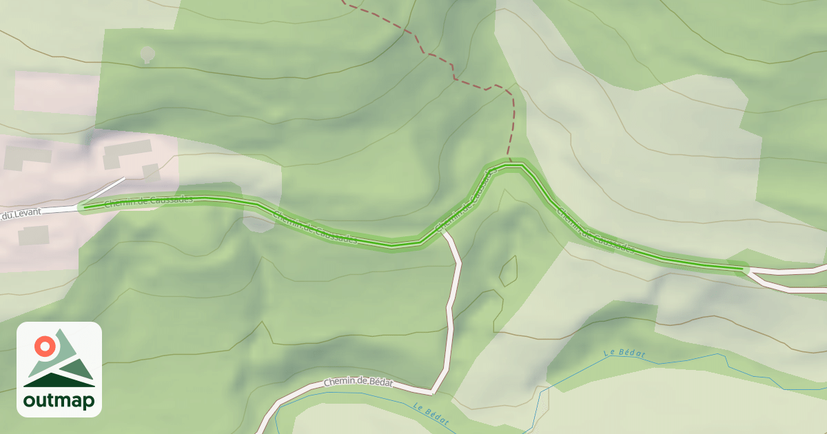 Map of Chemin de Caussades