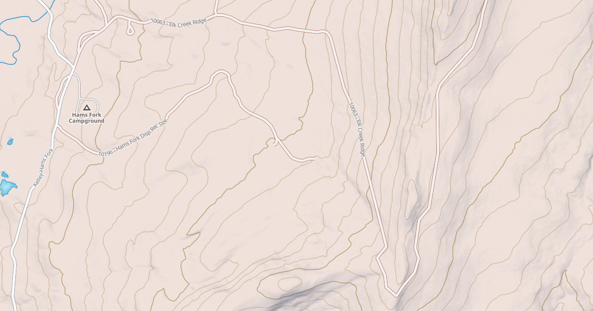 Map preview of ELK CREEK RIDGE
