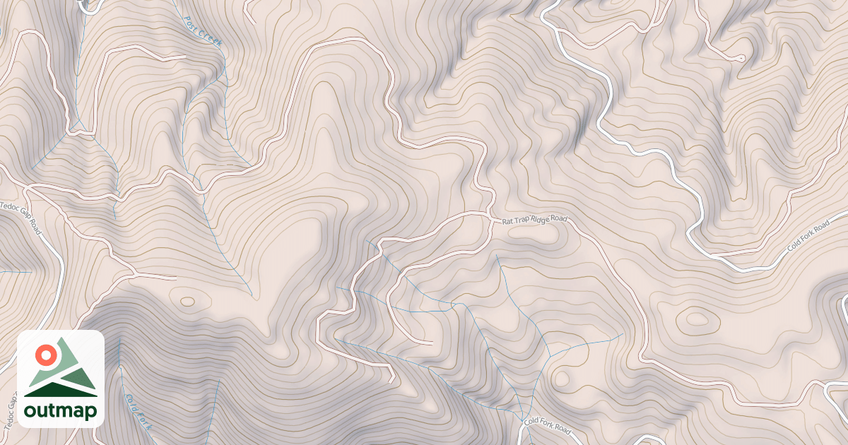 Map of RAT TRAP RIDGE