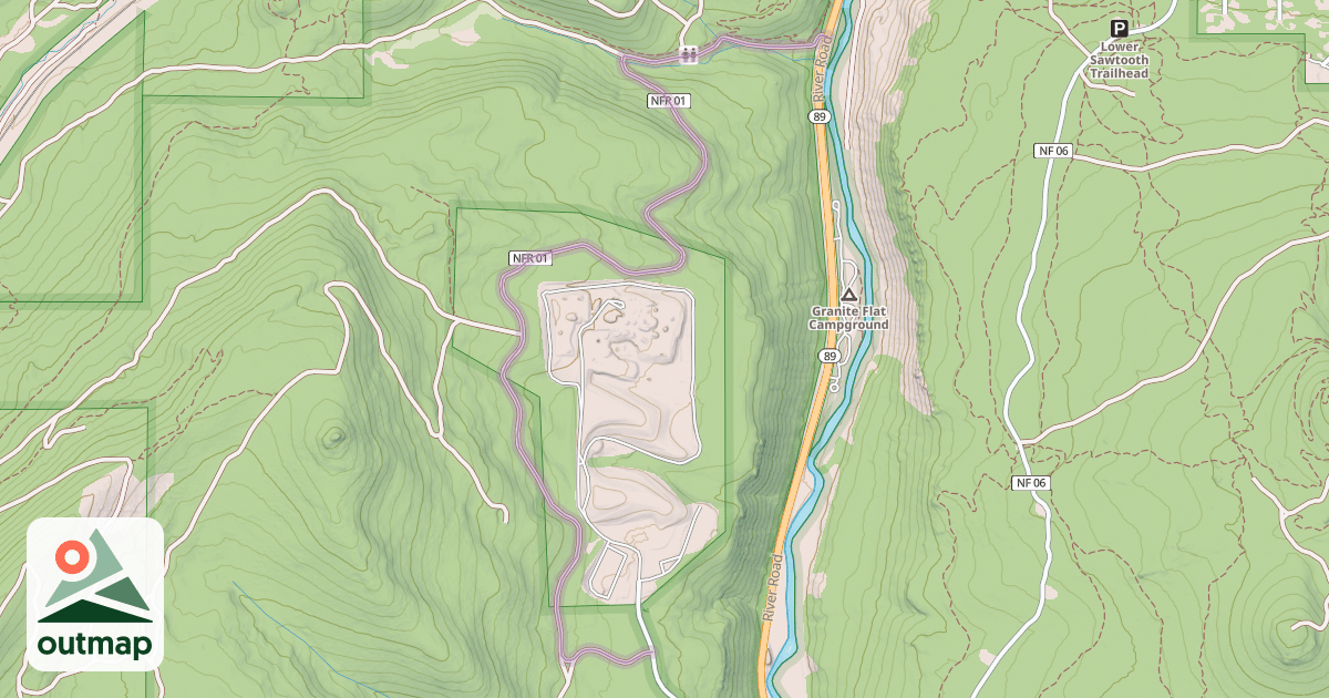 Map of Jackass Point Road