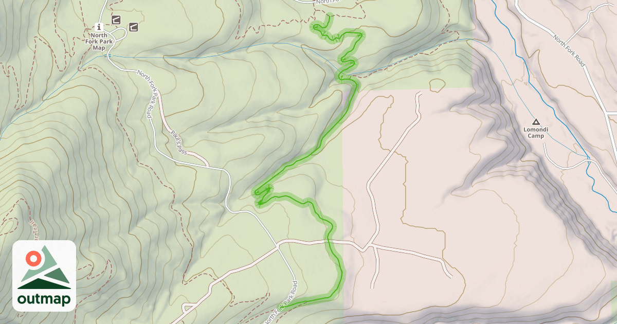 Map of Cinch Trail