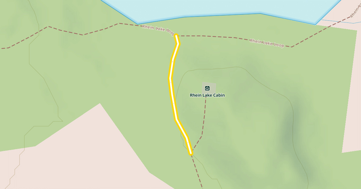 Map preview of Rhein Lake Loop