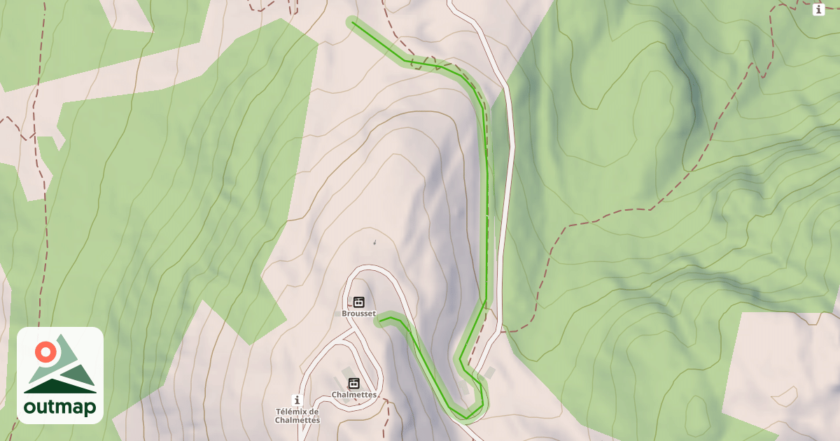 Map of La Treversée