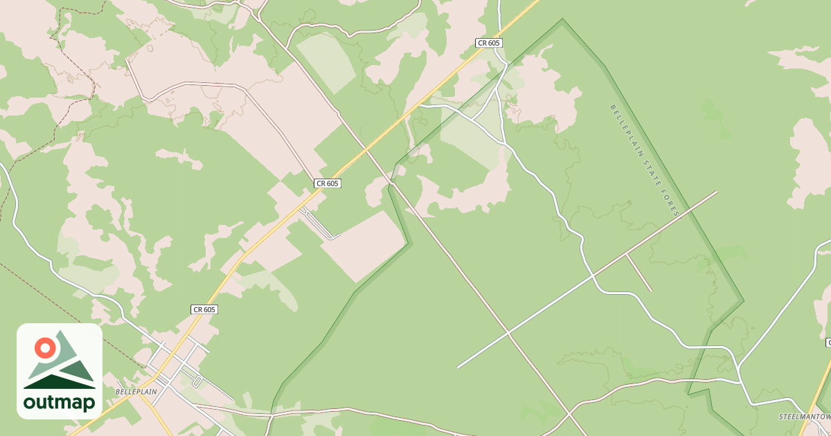 Map of Old Cape Trail