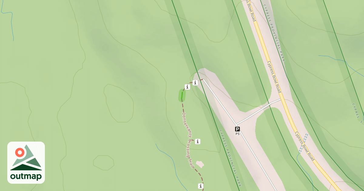 Map of Conservancy Crossing Trail
