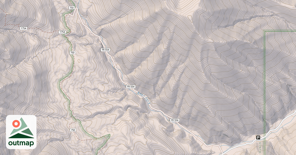 Map of BEAR FORK