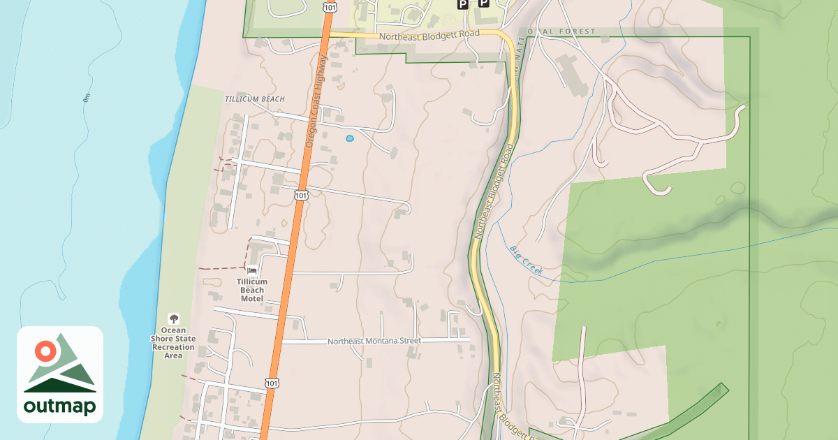 Map of BLODGETT