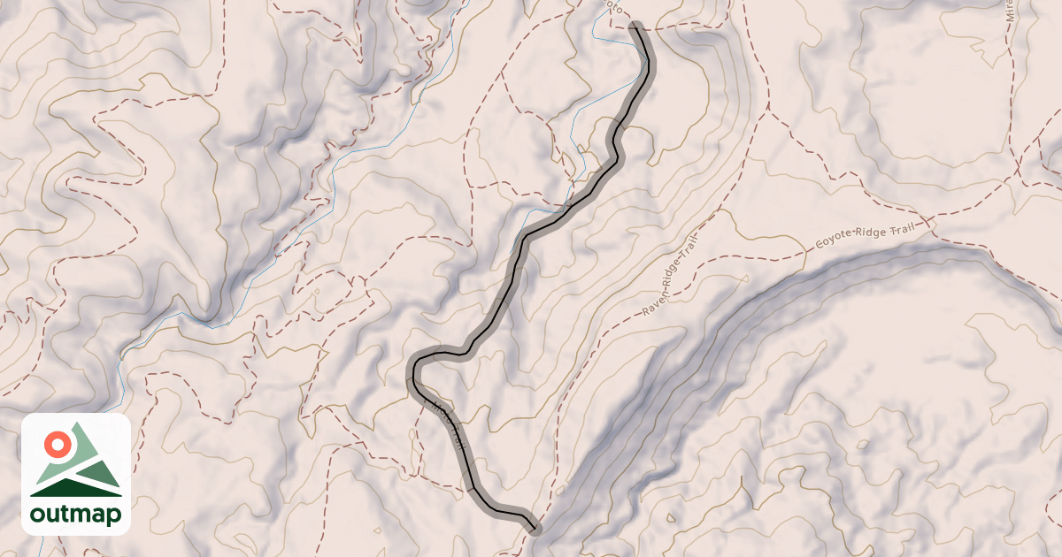 Map of Moto Trail