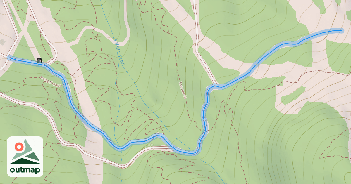 Map of Lower Kadenwood Trail