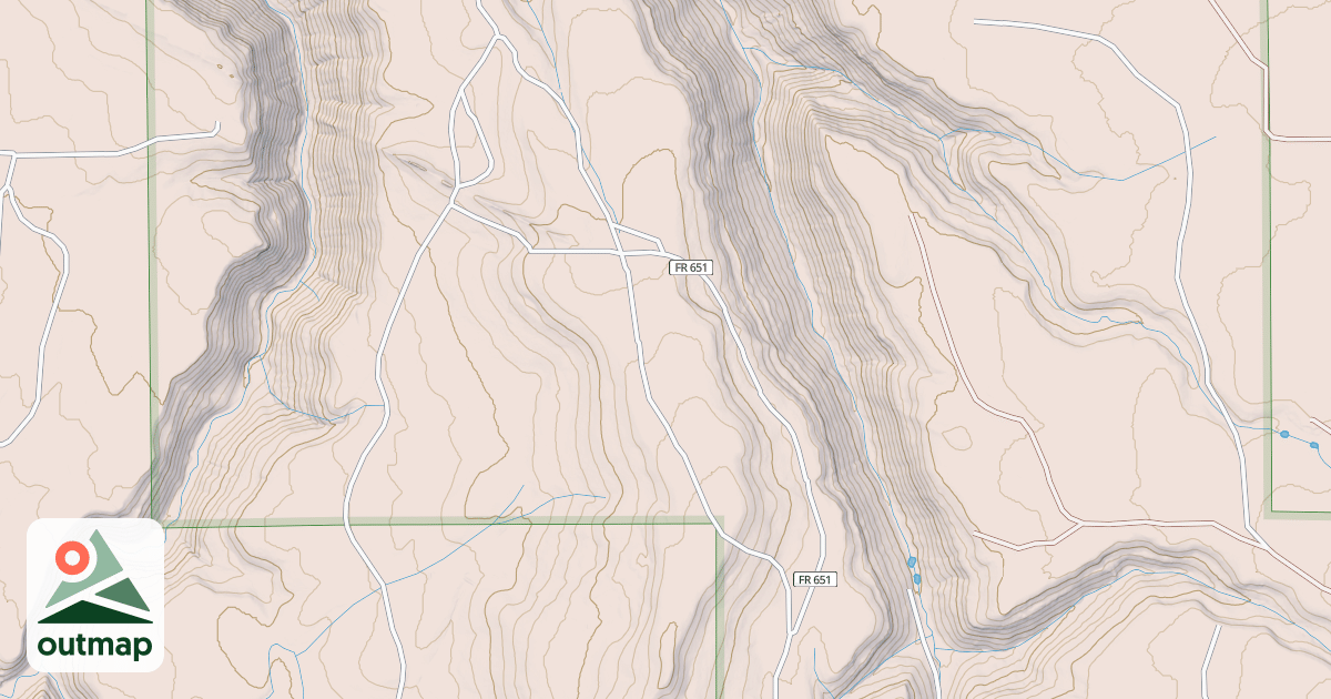 Map of NELSON SPRINGS