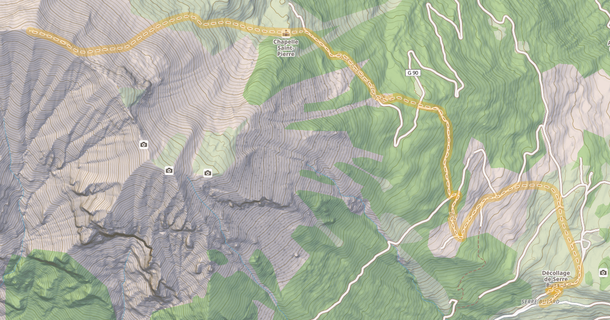 Map preview of Mouto Aouto — Serre Buzard