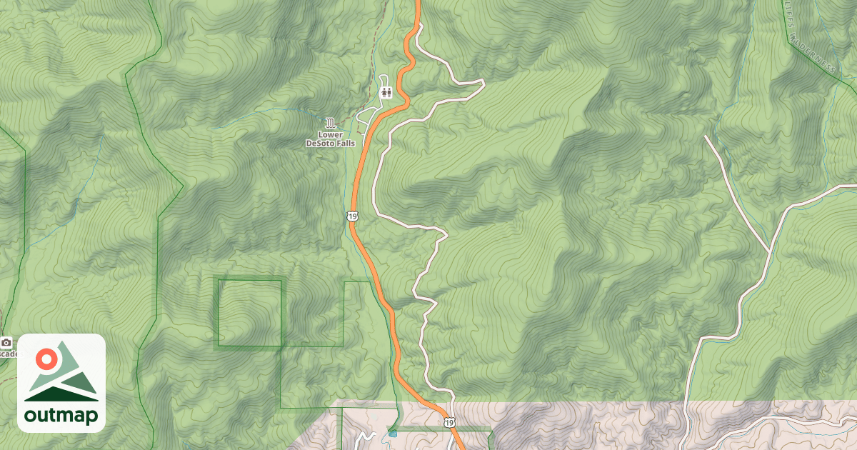Map of BLUE MOUNTAIN SPRING