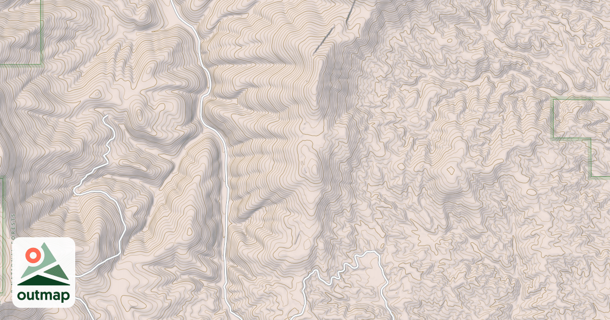 Map of SAND-MOOSE RIDGE
