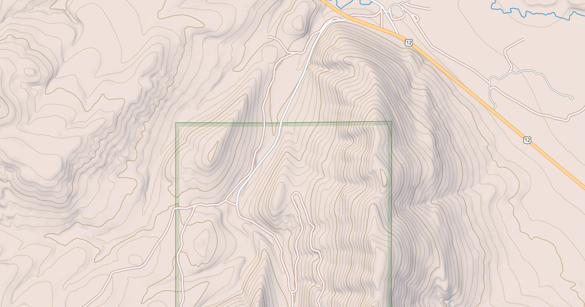 Map preview of PASTURE GULCH