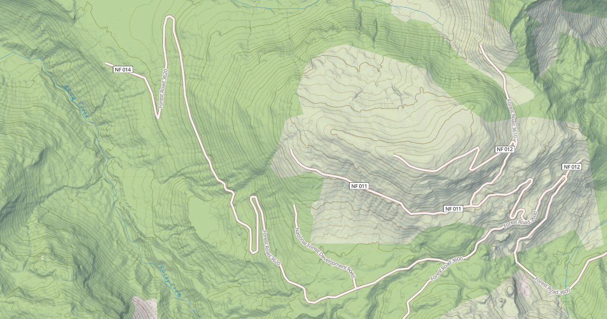 Map preview of Grouse Butte Snowmobile 3620