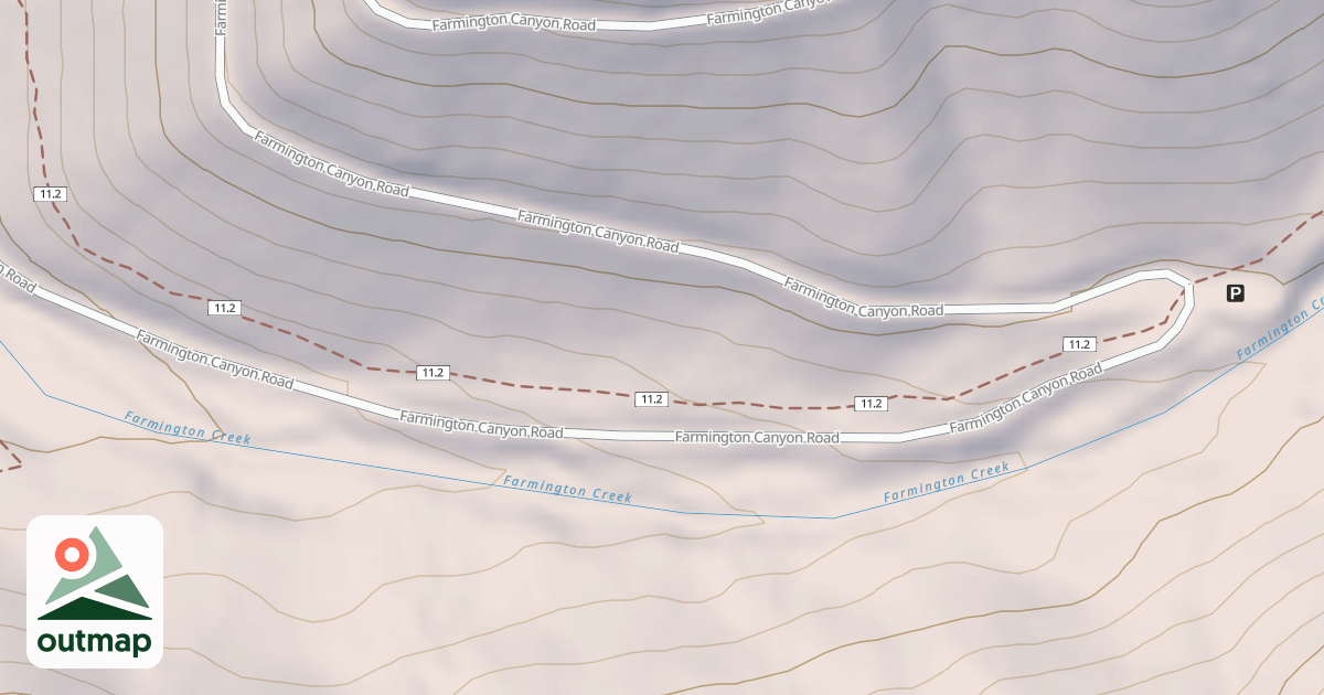 Map of FARMINGTON CANYON ATV