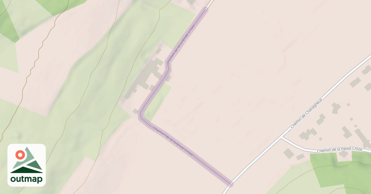 Map of Chemin de la Grande Croze