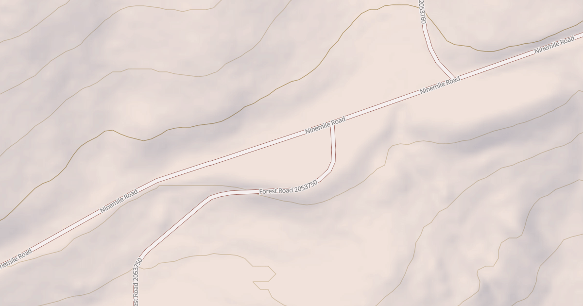 Map preview of USFS Motor Vehicle Use Map Roads {4B59DAFF-CE28-4CE9-8BBE-F06A45718D21}