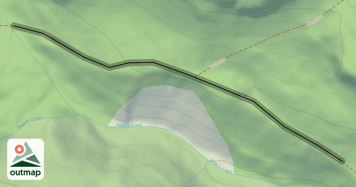 Map of Bluff