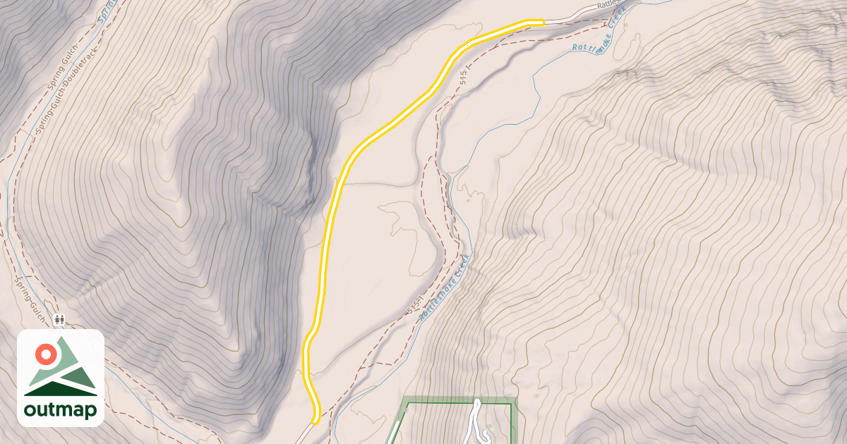 Map of Rattlesnake Trail