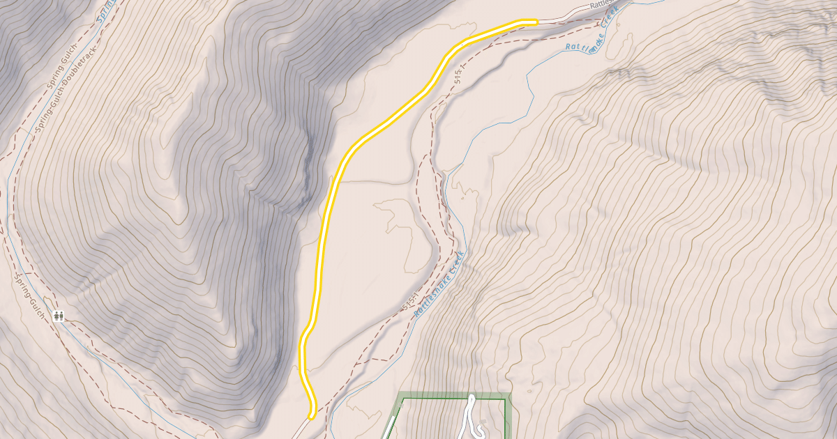 Map preview of Rattlesnake Trail