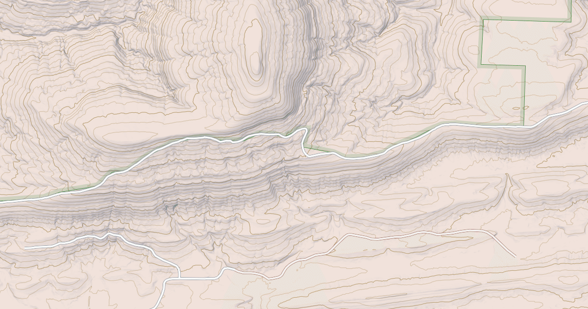 Map preview of POTEAU MOUNTAIN