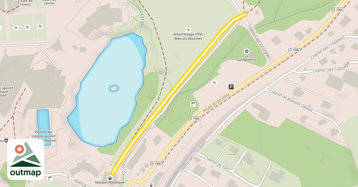 Map of Le Bois du Bouchet