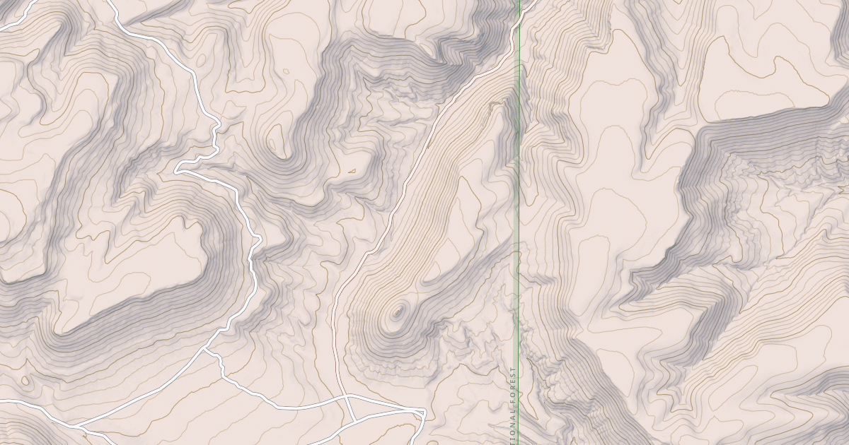 Map preview of CAVE GULCH