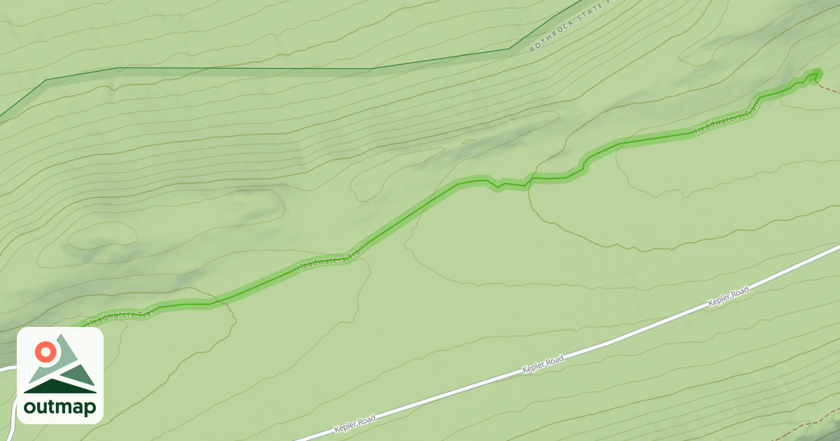 Map of Headwaters Trail