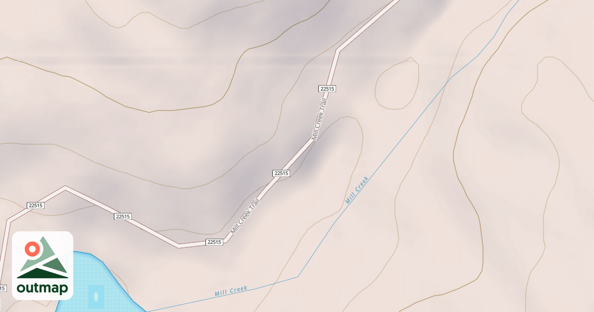 Map of Mill Creek Trail