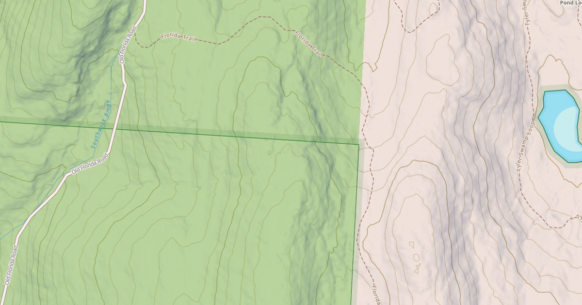 Map preview of Florida Trail