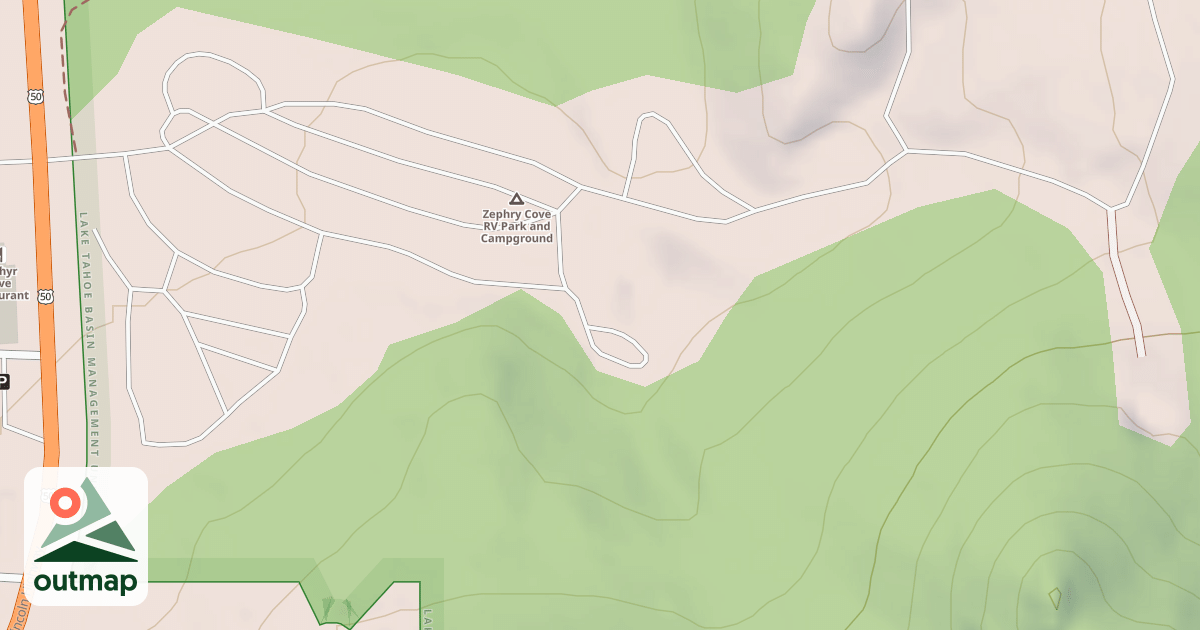 Map of CAMPGROUND SPUR E