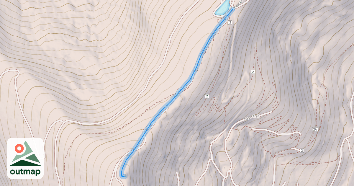 Map of Ridge Run