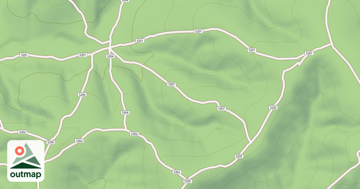 Map of USFS Motor Vehicle Use Map Trails 19449