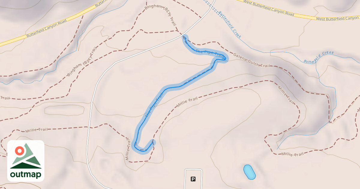 Map of The Pipe Trail