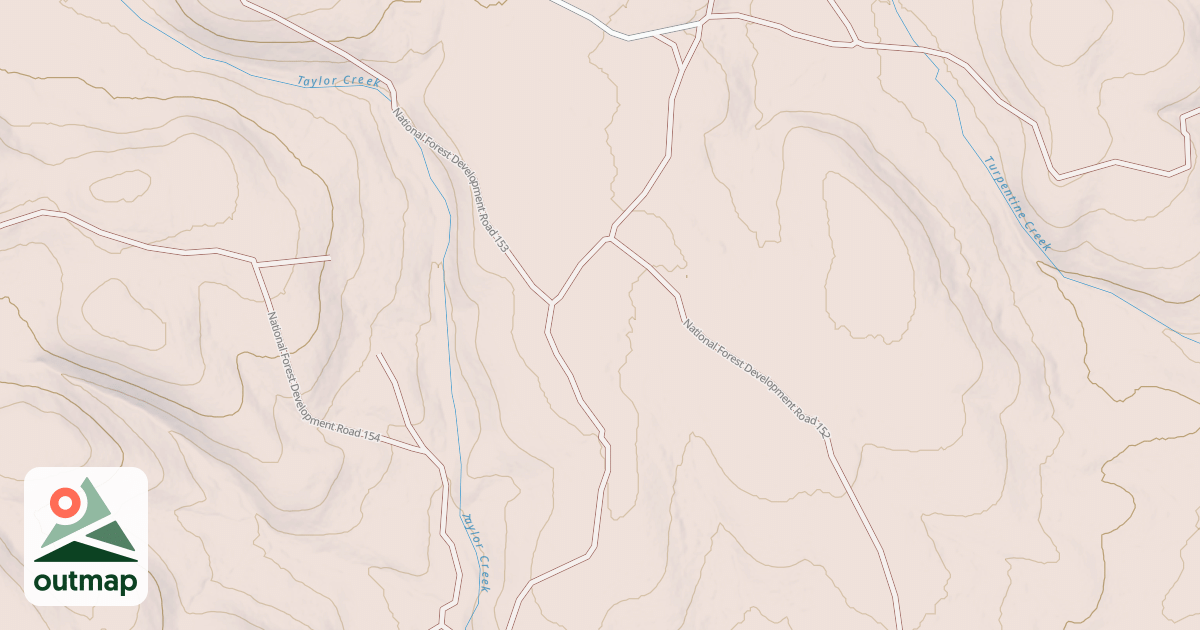 Map of USFS National Forest System Roads {F63436AE-204C-48C7-B2AF-0D0F824832D5}