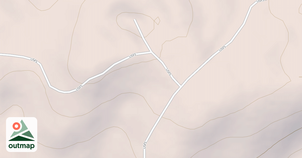 Map of Twin Lake Pass Pit Road