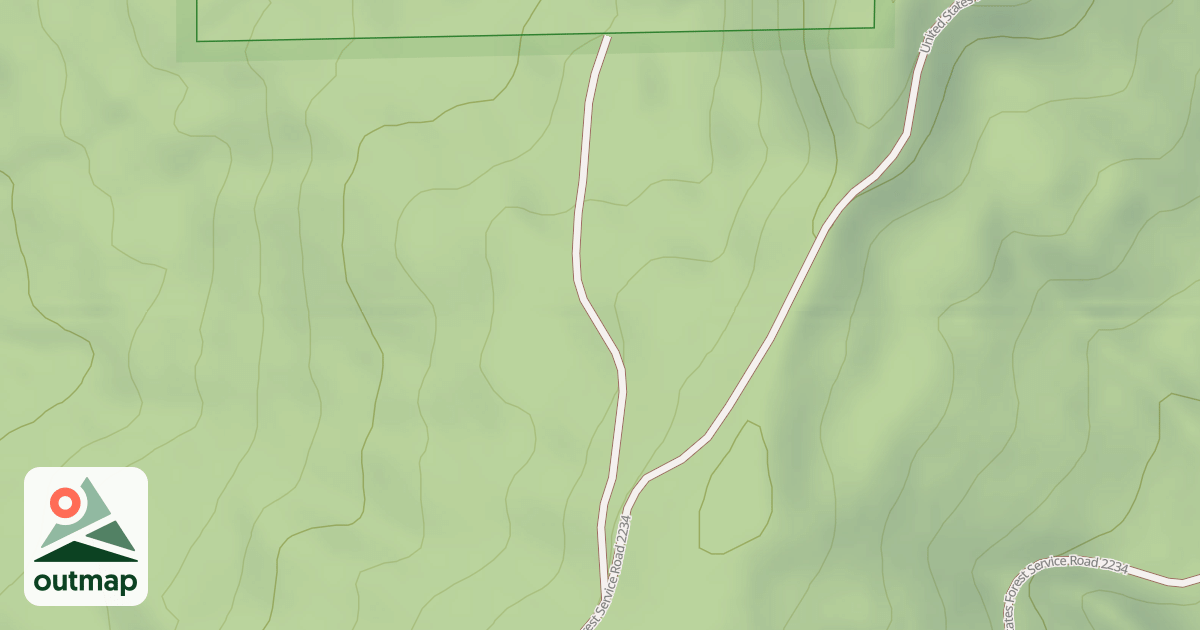 Map of USFS National Forest System Roads {F6911F00-B48E-45F5-ADD7-5CC81235FFCF}