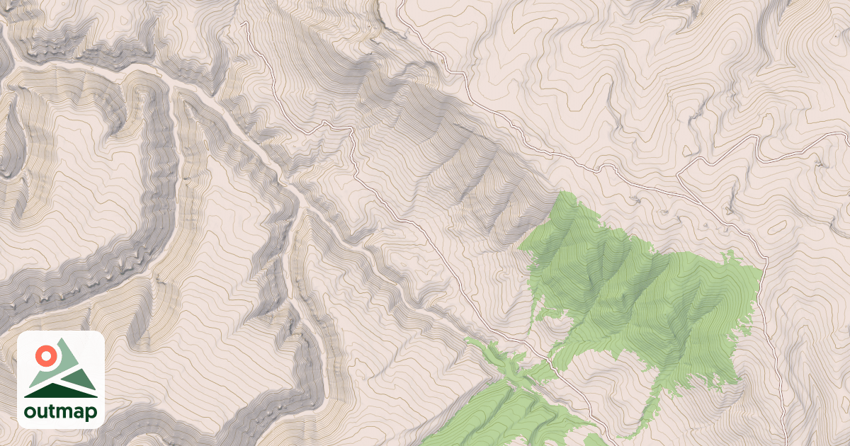 Map of USFS Motor Vehicle Use Map Trails 3277