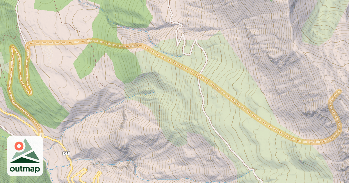 Map of Serre Boureou — La Prégonde